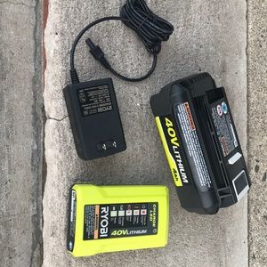 Ryobi 40V Lithium Battery w/ charger